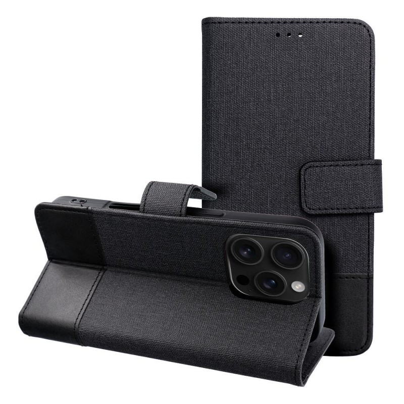 Θήκη Gomma Book Case Apple iPhone 16e (6.1") Black