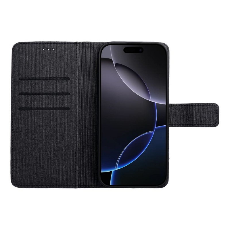 Θήκη Gomma Book Case Apple iPhone 16e (6.1") Black