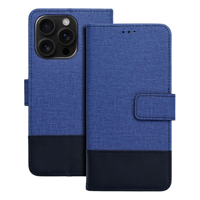 Θήκη Gomma Book Case Apple iPhone 16e (6.1") Blue