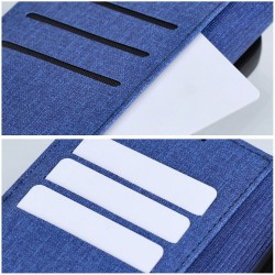 Θήκη Gomma Book Case Apple iPhone 16e (6.1") Blue