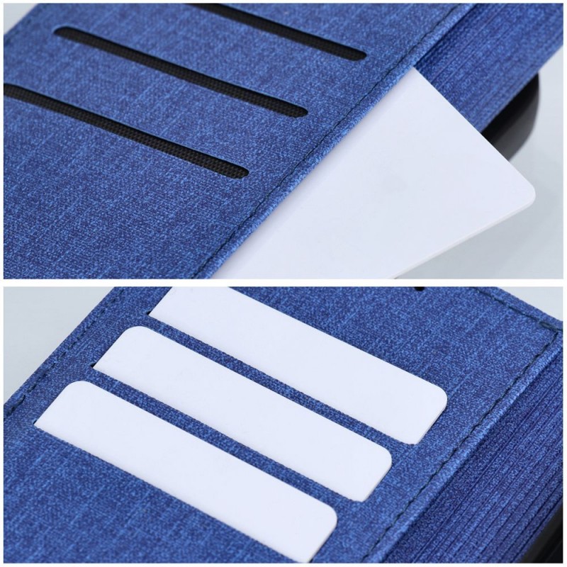 Θήκη Gomma Book Case Apple iPhone 16e (6.1") Blue