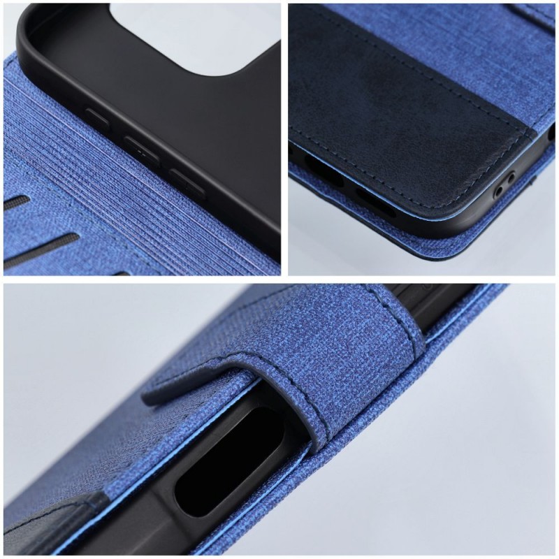 Θήκη Gomma Book Case Apple iPhone 16e (6.1") Blue