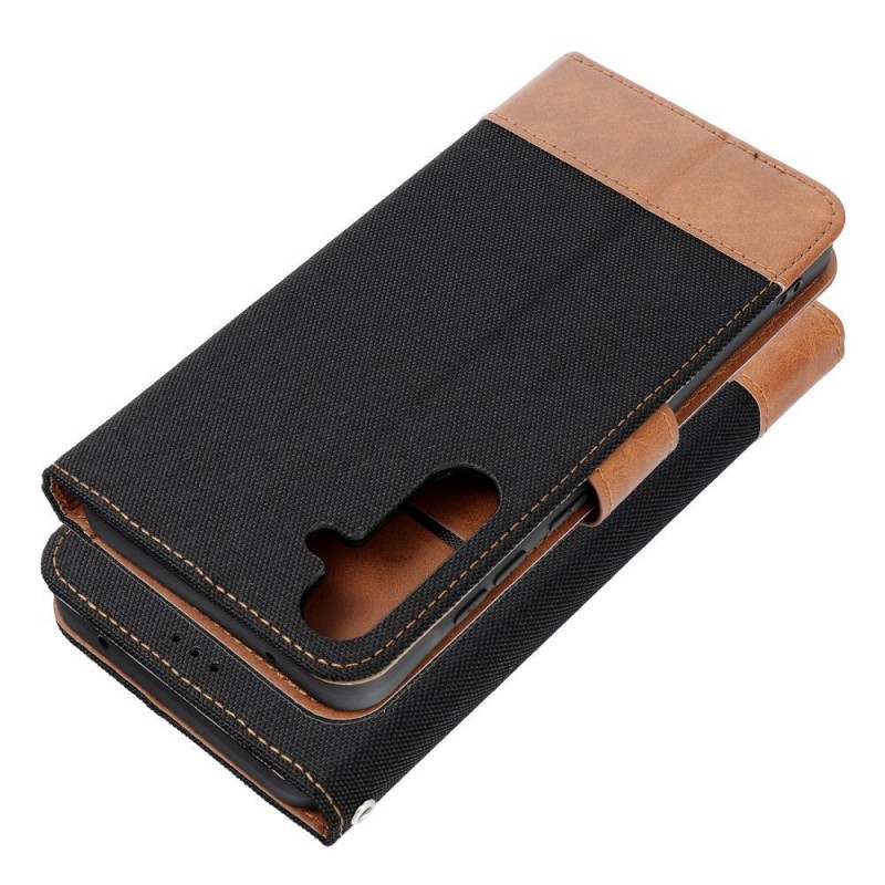 Θήκη Jeans Book For Samsung Galaxy A52 SM-A525/ A52 5G SM-A526/ A52s SM-A528B Black
