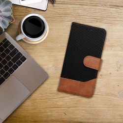 Θήκη Jeans Book For Samsung Galaxy A52 SM-A525/ A52 5G SM-A526/ A52s SM-A528B Black