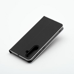 Θήκη Luna Book Carbon Xiaomi Redmi Note 13 Pro 4G / Poco M6 Pro / Note 14S 4G Black