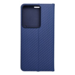 Θήκη Luna Book Carbon Xiaomi Redmi Note 13 Pro 4G / Poco M6 Pro / Note 14S 4G Blue