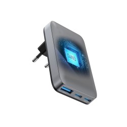 Εξωτερική Μπαταρία FORCELL F-ENERGY GaN III VT-47 Ultra Slim Travel Charger 2 x Type C + USB A 65W Gray Εξωτερική Μπαταρία FORCELL F-ENERGY GaN III VT-47 Ultra Slim Travel Charger 2 x Type C + USB A 65W Gray