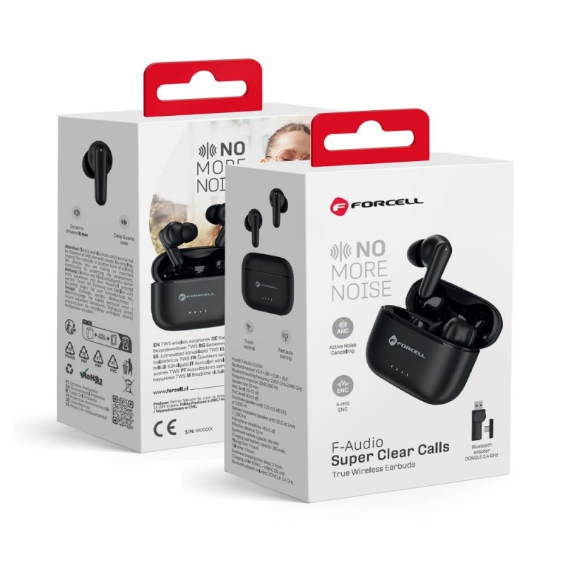 Ακουστικά Bluetooth Forcell F-Audio Super Clear Calls Wireless Headphones Bluetooth Black Ακουστικά Bluetooth Forcell F-Audio Super Clear Calls Wireless Headphones Bluetooth Black