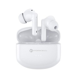 Ακουστικά Bluetooth Forcell F-Audio Wireless Earphones TWS Clear Sound White Ακουστικά Bluetooth Forcell F-Audio Wireless Earphones TWS Clear Sound White