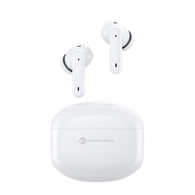 Ακουστικά Bluetooth Forcell F-Audio Wireless Earphones TWS Clear Sound White Ακουστικά Bluetooth Forcell F-Audio Wireless Earphones TWS Clear Sound White
