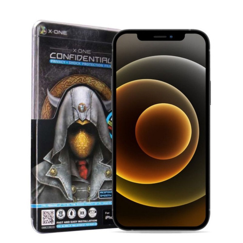 Γυαλί Προστασίας X-ONE Full Cover Extra Strong Privacy  iPhone 15 Pro Max (6.7") Clear