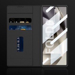 Θήκη Integrated Armor Flip Leather Case with Pen Slot Samsung Galaxy Z Fold6 5G SM-F956 Black