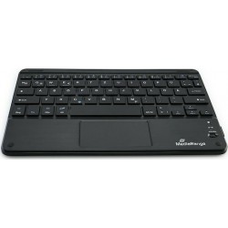 Ασύρματο Πληκτρολόγιο MediaRange Bluetooth Keyboard Foldable & Rechargeable with Touchpad Black (MROS130-GR)