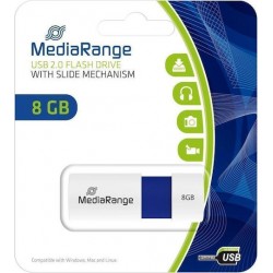  MediaRange USB 2.0 Flash Drive Color Edition 8GB Blue (MR971)