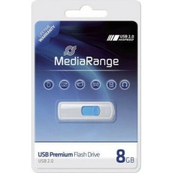  MediaRange USB 2.0 Flash Drive Color Edition 8GB Blue (MR971)