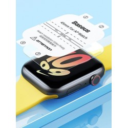 Γυαλί Προστασίας Baseus Apple Watch 4/5/6/SE/SE 2 (44mm) Protective Film 7H AntiCrash / AntiShock