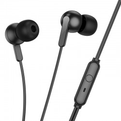 Ακουστικά Handsfree Hoco M124  Jack 3.5mm & Microphone Black