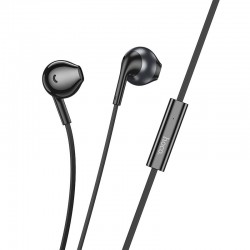 Ακουστικά Handsfree Hoco M115 Sagacious Universal Mε Mικρόφωνο iP Black