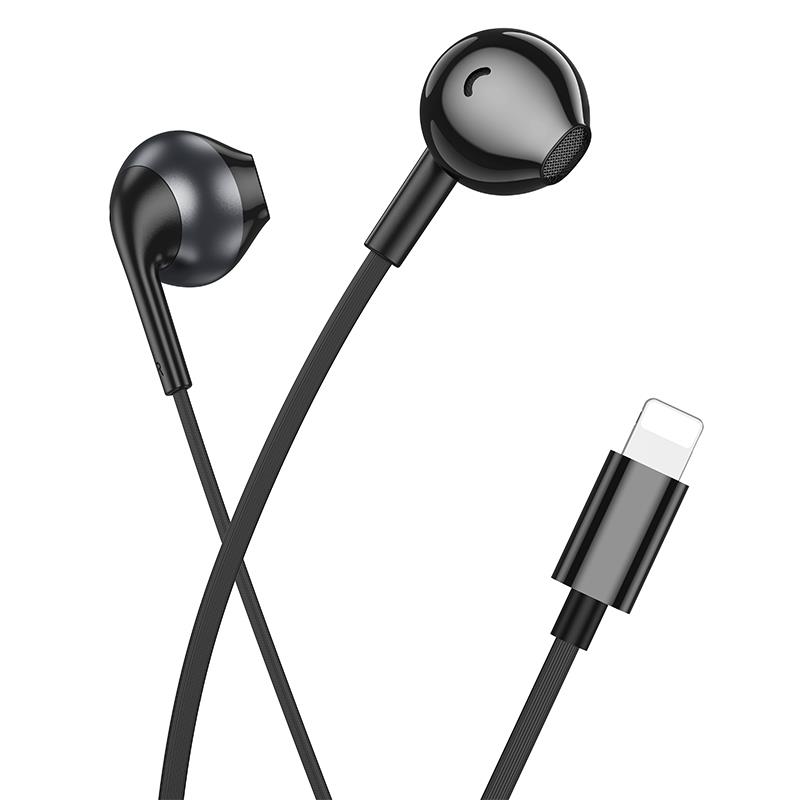 Ακουστικά Handsfree Hoco M115 Sagacious Universal Mε Mικρόφωνο iP Black