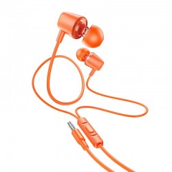 Ακουστικά Handsfree Earphones Hoco M107 In-ear Jack 3.5mmOrange