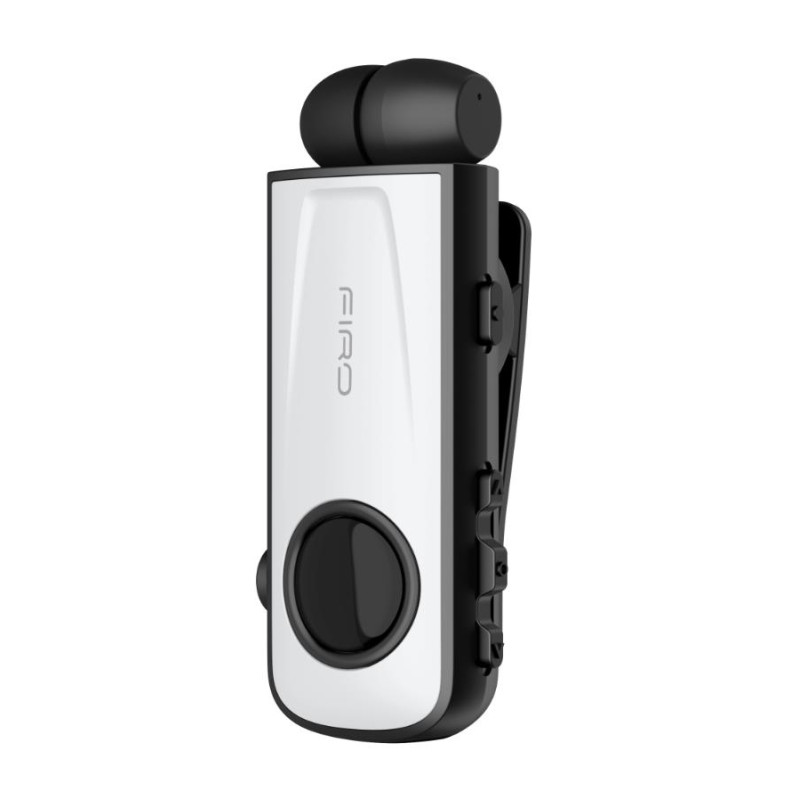 Ακουστικό Bluetooth Firo H17 Retractable Earphone Με Οθόνη White