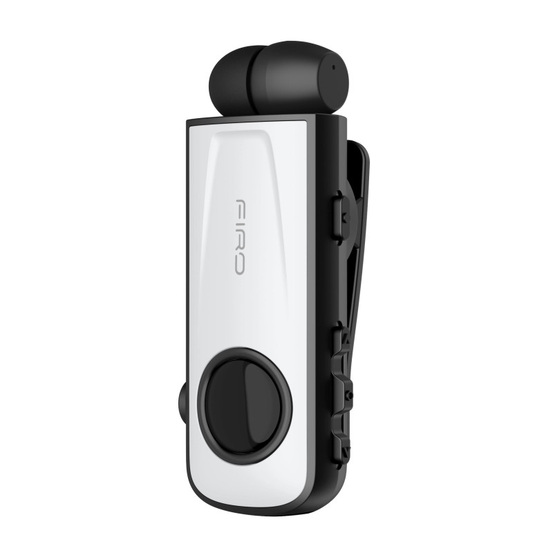 Ακουστικό Bluetooth Firo H17 Retractable Earphone Με Οθόνη White