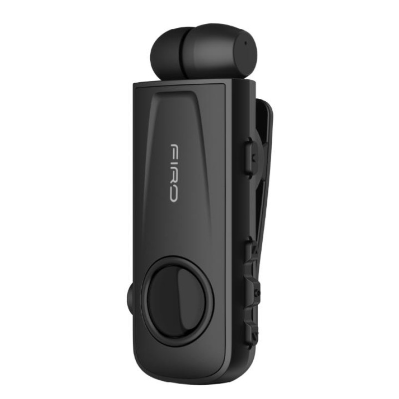 Ακουστικό Bluetooth Firo H17 Retractable Earphone Με Οθόνη Black