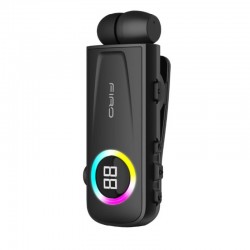 Ακουστικό Bluetooth Firo H17 Retractable Earphone Με Οθόνη Black