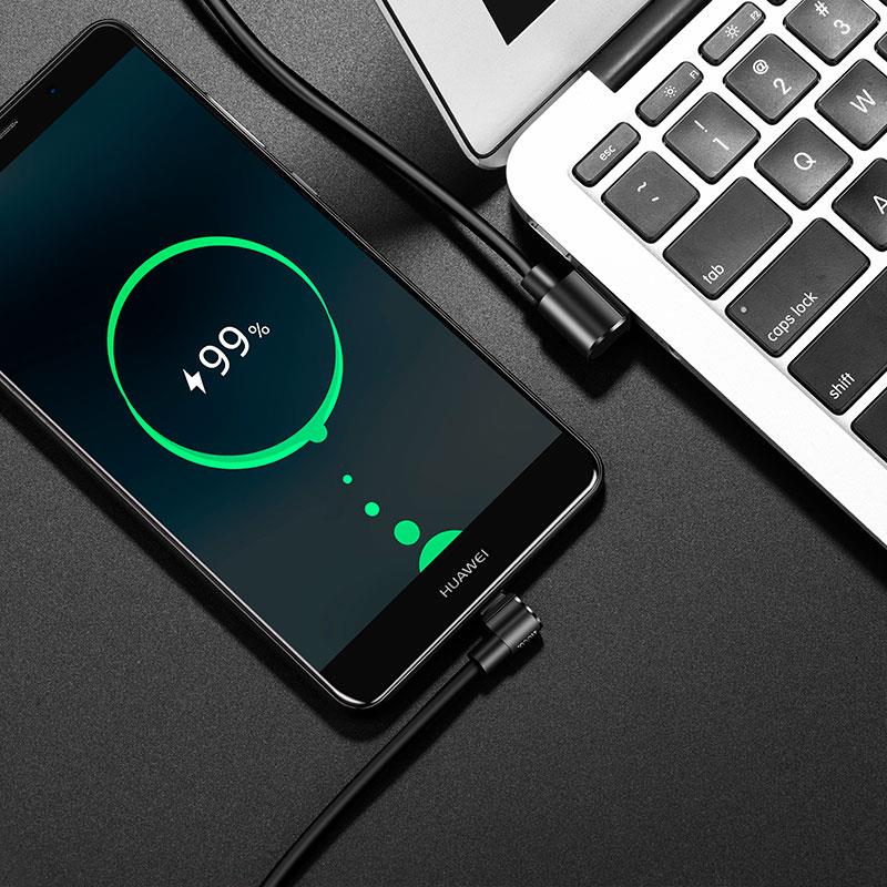 Καλώδιο Data Hoco Charging Cable USB to Type-C  U37 1.2m Black