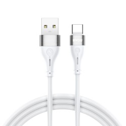 Καλώδιο Φόρτισης Bwoo X280C USB - USB-C Cable 3a 1m Minimalist Silicone White