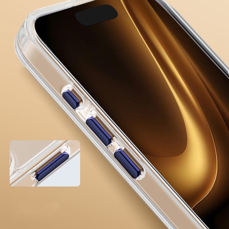 Θήκη Clear Thin Mag Cover Case With Magsafe iPhone 16 Pro Max (6.9") Transparent Blue