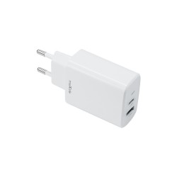 Φορτιστής Ταξιδιού Maxlife Quick Charger USB-A & USB-C 20W (MXTC-10-20AC) White Φορτιστής Ταξιδιού Maxlife Quick Charger USB-A & USB-C 20W (MXTC-10-20AC) White