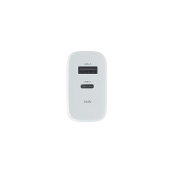 Φορτιστής Ταξιδιού Maxlife Quick Charger USB-A & USB-C 20W (MXTC-10-20AC) White Φορτιστής Ταξιδιού Maxlife Quick Charger USB-A & USB-C 20W (MXTC-10-20AC) White
