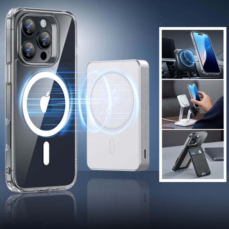 Θήκη ESR Classic Hybrid Halolock Magsafe Case & Tempered Glass iPhone 16 Pro Max (6.9") Clear