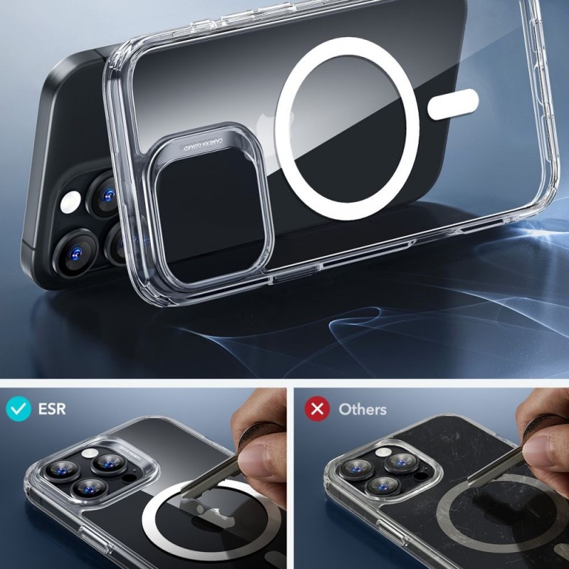 Θήκη ESR Classic Hybrid Halolock Magsafe Case & Tempered Glass iPhone 16 Pro Max (6.9") Clear