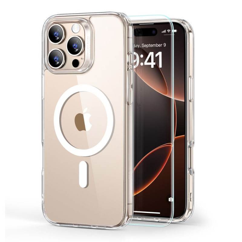 Θήκη ESR Classic Hybrid Halolock Magsafe Case & Tempered Glass iPhone 16 Pro Max (6.9") Clear