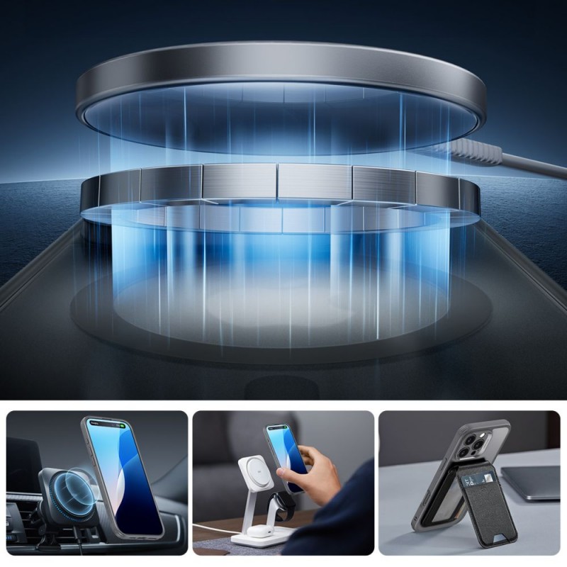 Θήκη ESR Classic Pro Set Halolock Magsafe Case & Tempered Glass iPhone 16 Pro Max (6.9") Clear