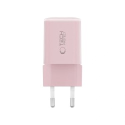 Φορτιστής Ταξιδίου Tech-Protect  33W 2-Port Network Charger Baby Pink