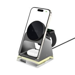 Ασύρματος Φορτιστής Tech-Protect A43 QI15W Magnetic Magsafe 3in1 Wireless Charger Black