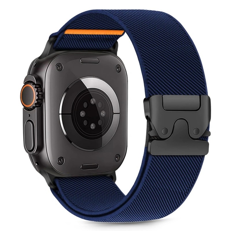 Ανταλλακτικό λουράκι Tech-Protect Nylon Crasp Apple Watch 6/7/8/9/10/SE/Ultra 1/2 (44/45/46/49mm) Navy