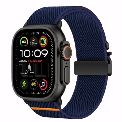 Ανταλλακτικό λουράκι Tech-Protect Nylon Crasp Apple Watch 6/7/8/9/10/SE/Ultra 1/2 (44/45/46/49mm) Navy