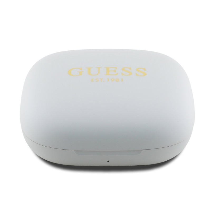 Ακουστικά Guess Satin Classic Logo OWS Wireless Earphones Beige Ακουστικά Guess Satin Classic Logo OWS Wireless Earphones Beige