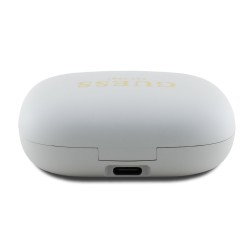 Ακουστικά Guess Satin Classic Logo OWS Wireless Earphones Beige Ακουστικά Guess Satin Classic Logo OWS Wireless Earphones Beige