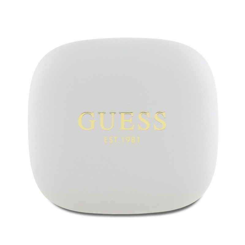 Ακουστικά Guess Satin Classic Logo OWS Wireless Earphones Beige Ακουστικά Guess Satin Classic Logo OWS Wireless Earphones Beige