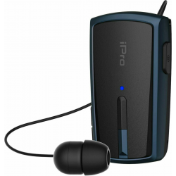 Ακουστικό Bluetooth iPro RH120 Retractable Black/Blue