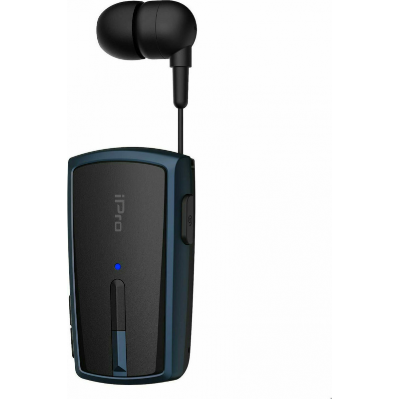 Ακουστικό Bluetooth iPro RH120 Retractable Black/Blue Ακουστικό Bluetooth iPro RH120 Retractable Black/Blue