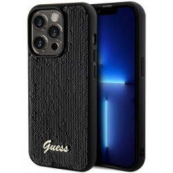 Θήκη Guess Sequin Script Logo Case for iPhone 14 Pro Max (6.7") Black