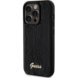 Θήκη Guess Sequin Script Logo Case for iPhone 14 Pro Max (6.7") Black