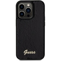 Θήκη Guess Sequin Script Logo Case for iPhone 14 Pro Max (6.7") Black
