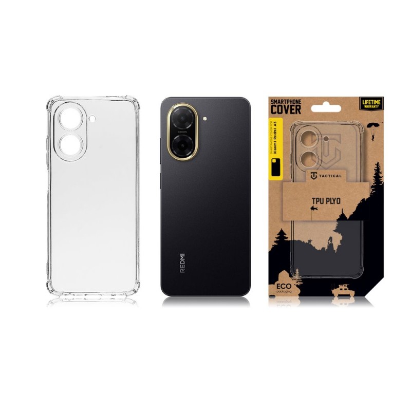 Θήκη Tactical TPU Plyo Cover for Xiaomi Redmi A5 4G Transparent Θήκη Tactical TPU Plyo Cover for Xiaomi Redmi A5 4G Transparent